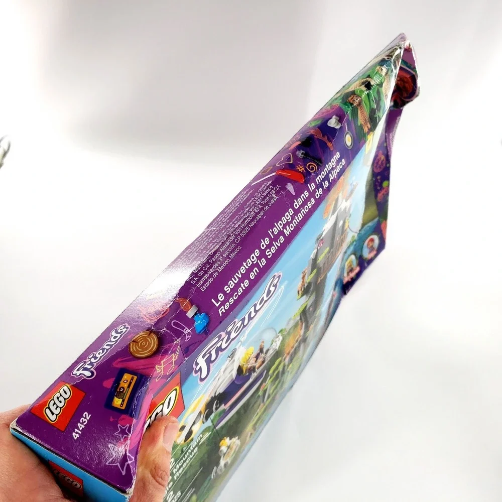 LEGO FRIENDS: Alpaca Mountain Jungle Rescue 41432 DAMAGED CRUSHED BOX New Sealed